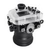 Sea frogs for Sony A7R III V.3 Series FE12-24mm f4g UW Camera housing kit with 6" Dome Port V.10 (and Standard Port) Zoom Rings for FE12-24 F4 and FE16-35 F4.Black view 4