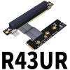 ADT-Link M.2 NVMe to PCI-Express x16 Cable M2 NGFF NVMe Converter to PCIE X16 Graphics Card Built-in Adapter M.2 Mkey Extension Card Pci-e 16x Flexible Flat Cable (50cm, R43UR) view 2