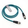 SZRMCC M12 D-Code 4 Pin Male to 4 Pin Male Ethernet Cable Cat5e High Flex Waterproof Network Cable for Industrial Camera Sensor Automation (5M,Blue) view 3
