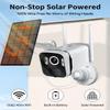 Solar Security Cameras Wireless Outdoor: 2.5K/4MP UHD Battery Solar Powered Home Security Wifi System with 10" LCD Monitor, 10CH NVR Color Night Vision Smart Motion Alert 2-Way Audio 64GB Storage view 2