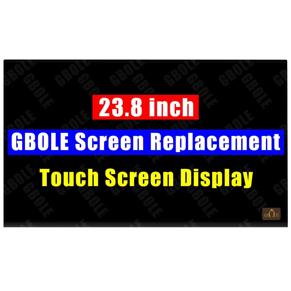 GBOLE 23.8" Screen Replacement for HP 24-D 24-df0014 LM238WF5-SSE5 LCD LED Screen Assembly Display Panel (Touch Screen Display)
