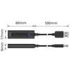 ACT USB sound card, USB to jack 3.5 mm socket, with volume control, USB sound card external, connects audio and microphone aux to PC/laptop/- AC9360 view 2