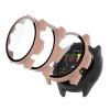 3 Pack Hard PC Case with Tempered Glass Screen Protector Compatible for Garmin Forerunner 265 Case Screen Protector Cover Ultra-Thin Overall Protective Cover(Pink) view 1