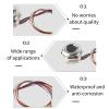 Fingerprint Identification Module, R503 Circular Capacitive Fingerprint Identification Module with 2-Color Indicator Light for Access Control/Help Desk/Security Box view 4