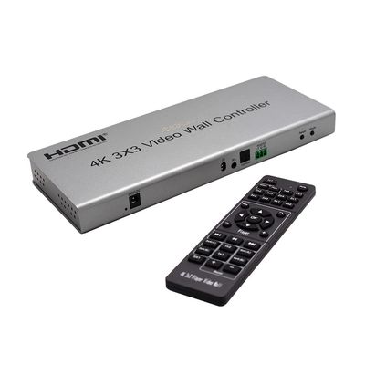 XOLORspace TV33 4K 3x3 Video Wall Controller with 1 HDMI Input and 9 HDMI outputs