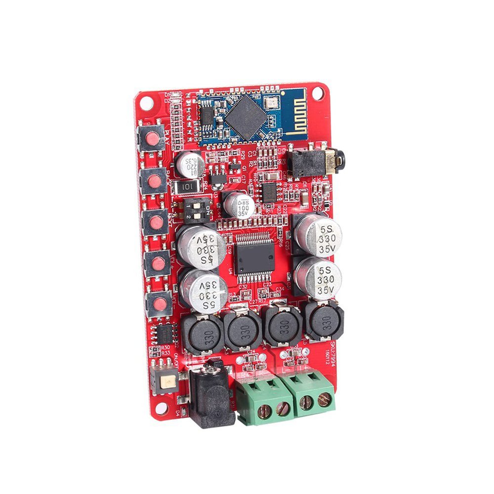 NDNCZDHC TDA7492P Wireless Bluetooth CSR4.0 Audio Receiver Digital Amplifier Board Power Supply 8~25V DC2.1