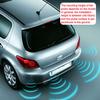 Riloer Car Reverse Parking Radar System 8 Reversing Sensors Kit with Front and Rear Alarm Buzzer Reminder LED Display Safe Driving Gray Car Parking Sensor (Gray) view 3