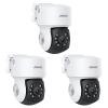 ANNKE 3Pack 2MP 1080P AHD CCTV Home Surveillance PT Camera with 350pan and 90tilt, 100ft IR Night Vision, IP65 Weatherproof Security AddOn Dome Wired Cam for Outdoor, Wide Compatibility - APT200 view 1