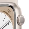 Apple Watch Series 8 (GPS, 41MM) - Starlight Aluminum Case with Starlight Sport Band M/L (Renewed Premium) view 3
