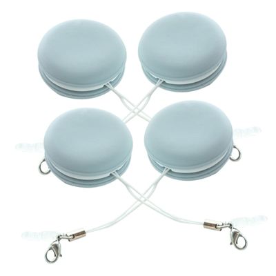 SHOWERORO Glasses Cleaning Cloth 4pcs Macaron Shape Screen Electronic Eye Glass Clean Cloths for and Phones