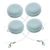 SHOWERORO Glasses Cleaning Cloth 4pcs Macaron Shape Screen Electronic Eye Glass Clean Cloths for and Phones view 1