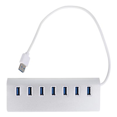 KOMBIUDA 7 USB Hub USB Spliter a Hub Adapter Multi-Port Portable Data Data Splitter Accessories Expansion Transfer Adapters 3.0 Splitter