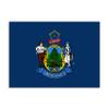 Flag of Maine Sticker Decal Notebook Car Laptop 5.5"x4" (Color) view 1