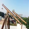 39" Antique Navy Brass Marine Double Barrel Telescope W/Vintage Wooden Tripod by Blackperlcrafts view 2