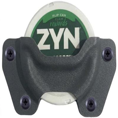 MIE Productions Zyn Can/ZYN CAN Holster - Inside and Outside the Waistband - Adjustable Retention - Made in the USA: Gunmetal Gray; Zyn Can