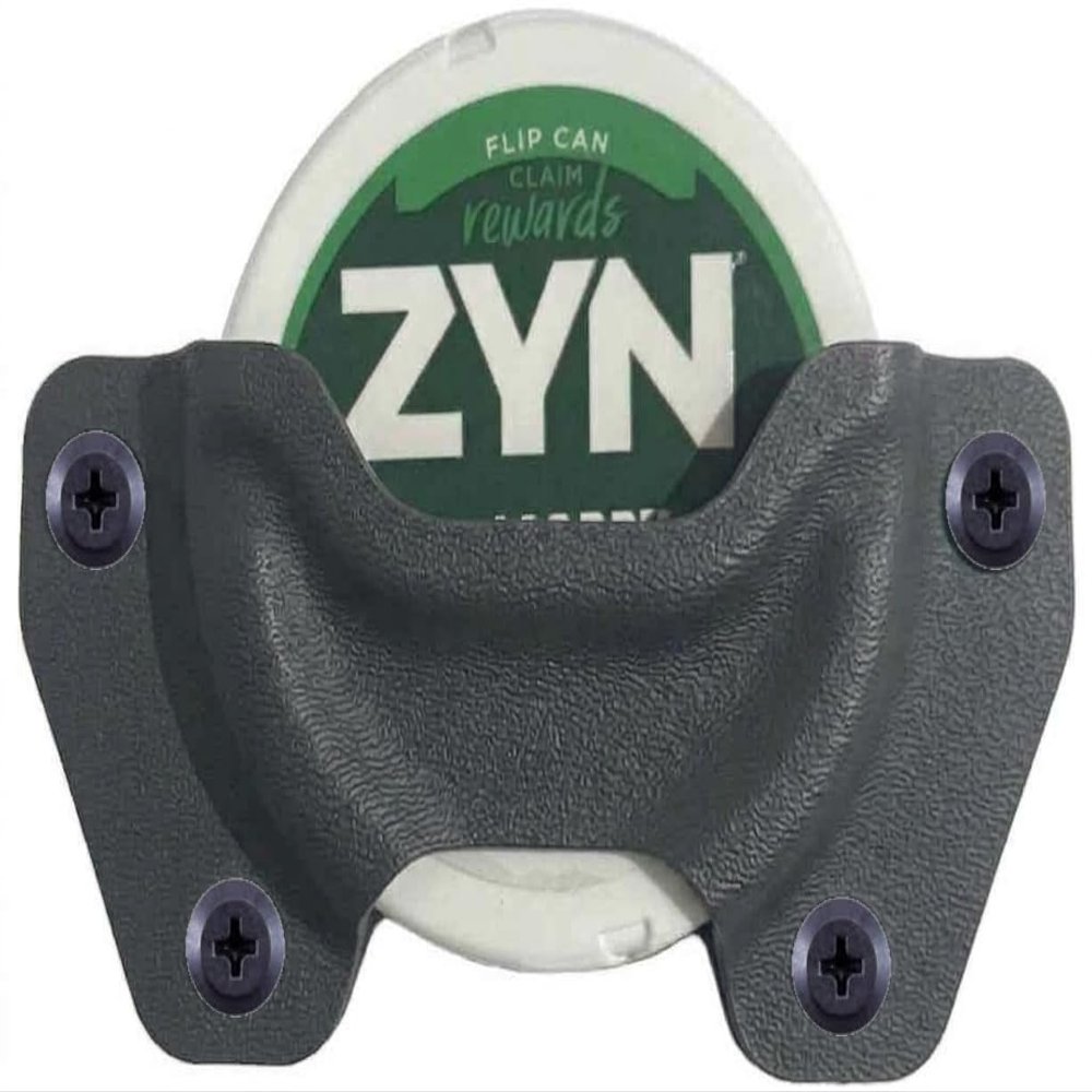 MIE Productions Zyn Can/ZYN CAN Holster - Inside and Outside the Waistband - Adjustable Retention - Made in the USA: Gunmetal Gray; Zyn Can