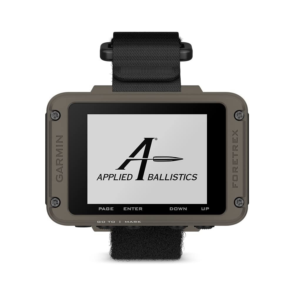 Garmin Foretrex 901, Ballistics Edition, Wrist-Mounted GPS Navigators, Upgraded Multi-Band GNSS, Longer Battery Life