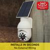 Ontel Handy Brite Security 360 LED Light, 360-Degree Fake Security Camera with 8 Super-Bright LED Lights, Weather-Resistant Motion Sensor Light for Home Security, Solar-Powered Outdoor Light view 4