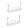 FOMIYES 2sets Desk Cable Organizer Rack for Tidy Workspace for Power Supplies Wires and Charger Storage for view 1