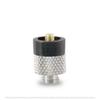 Smiley Antenna CO. 2 Meter 5/8 Wave Slim Duck Flexible Rubber Coated Antenna- HAM Radio Two Way Radio Antenna (SMA Female) view 2