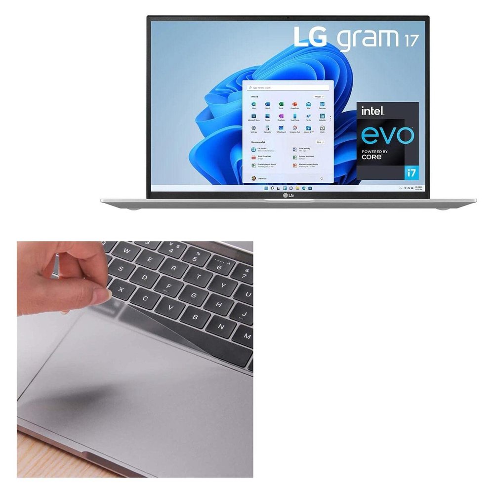 BoxWave Touchpad Protector Compatible with LG Ultra-Lightweight 17Z95P (17 in) - ClearTouch for Touchpad (2-Pack), Pad Protector Shield Cover Film Skin