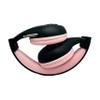 THINGS AUDIO Portable Personal FM Radio Headphones Pull-Out Antenna for Great Reception, Walking, Jogging, Relaxing, School, Talk Radio - Powered by 2AA Batteries (Not Included) (Black & Pink) view 2