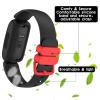 Silicone Bands for Fitbit Ace 3,Waterproof Soft Replacement Bands for Ace 3 Bands for Kids Boys Girls Bracelet Accessories Sports Band for Fitbit Ace 3 Activity Tracker(Black Red Blue) view 3
