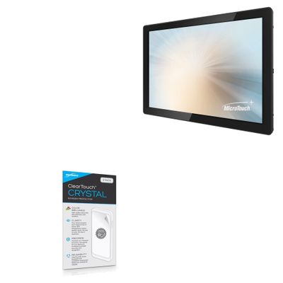 BoxWave Screen Protector Compatible with Microtouch OF-215P-B1 (21.5 in) - ClearTouch Crystal (2-Pack), HD Film Skin - Shields from Scratches