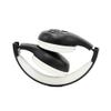 THINGS AUDIO Portable Personal FM Radio Headphones Pull-Out Antenna for Great Reception, Walking, Jogging, Relaxing, School, Talk Radio - Powered by 2AA Batteries (Not Included) (Black & White) view 3