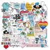 Cute Nurse Stickers for Kids Teens Adults, 50Pcs Positive Medical Waterproof Vinyl Stickers for Water Bottle Laptop, Nurse Accessories, Cool Girl Nursing Stickers Gifts, Nurses Day view 1