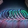 8PCS 6.5" Car LED Speaker Ring Lights Decorative Light Kit Dream Color Chasing Flow Series + RGB Spacer Ring Light Coaxial Speaker Lights Bluetooth App & Remote Controlled view 2
