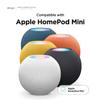 elago Stand Compatible with HomePod Mini - Proper EQ, Easier to Control with Better Indicator Visibility, Stable Mount, Anti-Slip Silicone Stand (White) view 2