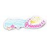314PI Passenger Princess Sticker, Princess Water Assistant Die-Cut Stickers Vinyl Decals for Mirror Car Laptop Phone Water Bottles Computer, Princess Sticker, Graduation Gifts for Funny Girlfriend Relationship (2x2 Inch, PP 02) view 1