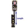 ADT-Link M.2 Key-M NVMe to Mini pcie Turn 180 Degree Splint Vertical Extension Cable Length Customized 3/5 /10/15 /20/30 /50 / 100cm (30cm, R46SF(Gen3)) view 4