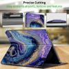 CGFGHHUY for Kindle Paperwhite Case 6 inch 10th Generation 2018 Lightweight Protective PU Leather Smart Stand Cover with Auto Wake Sleep Case for Kindle Paperwhite E-Reader - Purple Blue Marble view 4
