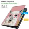 CGFGHHUY Case for 6.8 inch Kindle Paperwhite 11th Generation 2021/Kindle Paperwhite Signature Edition Lightweight Protective PU Leather Smart Stand Cover with Auto Wake Sleep - Cute Alpaca view 3