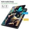 CGFGHHUY Case for All-New Kindle 11th/12th Generation 6 inch 2022/2024 Release Lightweight Protective PU Leather Smart Stand Cover with Auto Wake Sleep Tablet Case - Galaxy Cat and Butterfly view 3