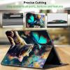 CGFGHHUY Case for All-New Kindle 11th/12th Generation 6 inch 2022/2024 Release Lightweight Protective PU Leather Smart Stand Cover with Auto Wake Sleep Tablet Case - Galaxy Cat and Butterfly view 4