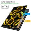 CGFGHHUY for Fire HD 10 Tablet Case (7th/9th Generation 2017/2019 Release 10.1 inch Lightweight Protective PU Leather Smart Stand Cover with Auto Wake Sleep - Sunflowers view 3