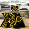 CGFGHHUY for Fire HD 10 Tablet Case (7th/9th Generation 2017/2019 Release 10.1 inch Lightweight Protective PU Leather Smart Stand Cover with Auto Wake Sleep - Sunflowers view 4