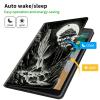 CGFGHHUY for Kindle Paperwhite Case 6 inch 10th Generation 2018 Lightweight Protective PU Leather Smart Stand Cover with Auto Wake Sleep Case for Kindle Paperwhite E-Reader - Mountain Tree Moon view 3