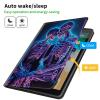 CGFGHHUY Case for 6.8 inch Kindle Paperwhite 11th Generation 2021/Kindle Paperwhite Signature Edition Lightweight Protective PU Leather Smart Stand Cover with Auto Wake Sleep - Skull Love view 3