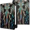 CGFGHHUY for Kindle Paperwhite Case 6 inch 10th Generation 2018 Lightweight Protective PU Leather Smart Stand Cover with Auto Wake Sleep Case for Kindle Paperwhite E-Reader - Elephant view 1