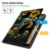 CGFGHHUY Case for All-New Kindle 11th Generation 6 inch 2022 Release Lightweight Protective PU Leather Smart Stand Cover with Auto Wake Sleep Case for Kindle 2022 11th Gen E-Reader - Sunflowers Turtle view 3
