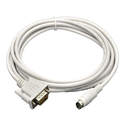 DOP-DVP is Suitable for PLC Connection DVP Touch Screen Man-Machine Communication Cable (White 3m)