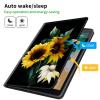 CGFGHHUY for Kindle Paperwhite Case 6 inch 10th Generation 2018 Lightweight Protective PU Leather Smart Stand Cover with Auto Wake Sleep Case for Kindle Paperwhite E-Reader - Black Sunflowers view 3
