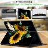 CGFGHHUY for Kindle Paperwhite Case 6 inch 10th Generation 2018 Lightweight Protective PU Leather Smart Stand Cover with Auto Wake Sleep Case for Kindle Paperwhite E-Reader - Black Sunflowers view 4