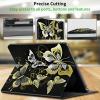 CGFGHHUY Case for All-New Kindle 11th Generation 6 inch 2022 Release Lightweight Protective PU Leather Smart Stand Cover with Auto Wake Sleep Case for Kindle 2022 11th Gen E-Reader,Golden Butterflies view 4