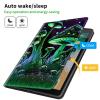 CGFGHHUY for Kindle Paperwhite Case 6 inch 10th Generation 2018 Lightweight Protective PU Leather Smart Stand Cover with Auto Wake Sleep Case for Kindle Paperwhite E-Reader - Green Mushroom view 3
