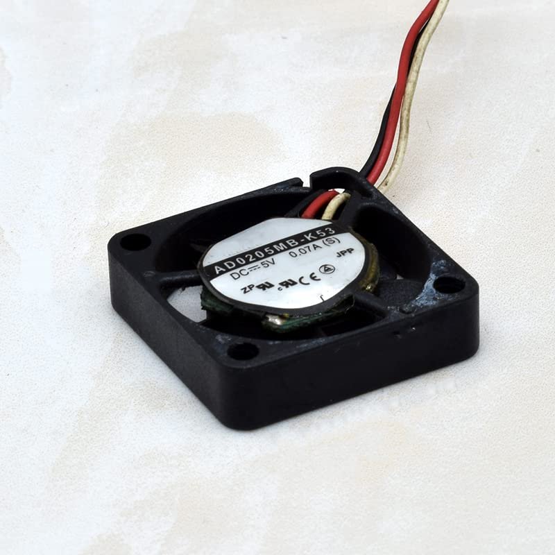 DC5V 0.07A AD0205MB-K53 2507 25mm 3-Wire Miniature Ultra-Thin Cooling Fan